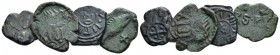 Salerno, The Normans in South Italy and Sicily. Roger II as King, 1130-1154. Lot of 4 Fractions circa 1130-1154, Æ -mm., 5.97g. Min 254, MEC 14, -. MI...