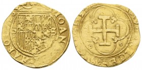 Sevilla, Giovanna and Carlo, 1504/1516-1556 Escudo 1504-1556, AV 22mm., 3.37g. Calico 55. Frd. 153.

Rare. Very Fine.

 

In addition, winning b...