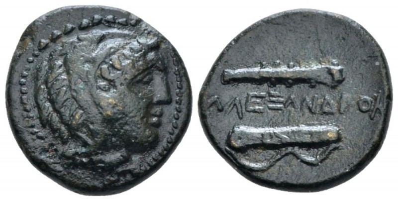 Kingdom of Macedon, Alexander III, 336 – 323 Macedonian mint Bronze circa 336-32...