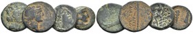 Kingdom of Macedon, Alexander III, 336 – 323 Lot of 4 Bronzes. -, Æ -mm., 25.81g. Lot of 4 Bronzes.

Good Fine-About Very Fine.