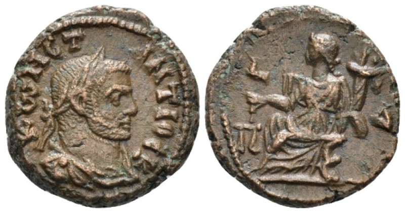 Egypt, Alexandria. Dattari. Constantius I Caesar, 293-305. Tetradrachm circa 295...