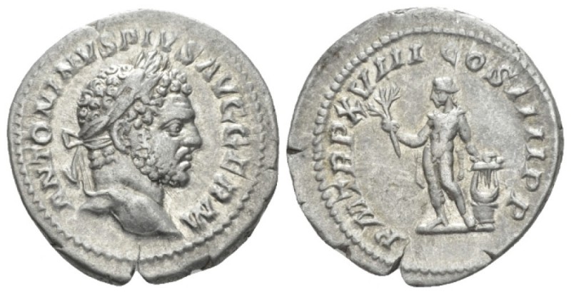Caracalla, 198-217 Denarius circa 215, AR 19.4mm., 3.17g. ANTONINVS PIVS AVG GER...