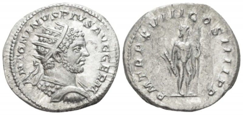 Caracalla, 198-217 Antoninianus circa 216, AR 23mm., 5.37g. ANTONINVS PIVS AVG G...