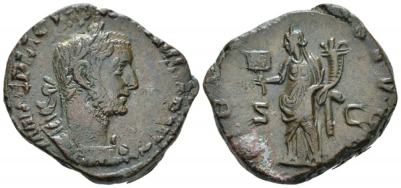 Gallienus, 253-268 Sestertius circa 256-257, Æ 26mm., 24.10g. Laureate, draped a...