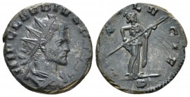 Claudius II Gothicus, 268-270 Antoninianus Mediolanum circa 268-270, billon 18mm., 2.95g. Radiate, draped and cuirassed bust r. Rev. Diana advancing r...