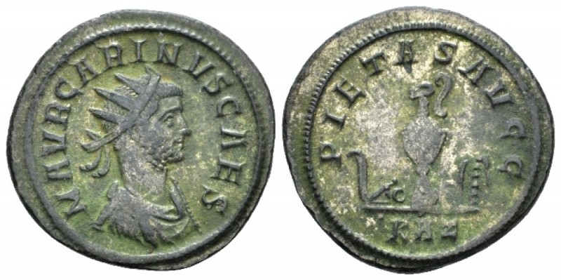 Carinus, 283-285 Antoninianus circa 282-283, billon 22mm., 4.12g. Radiate, drape...