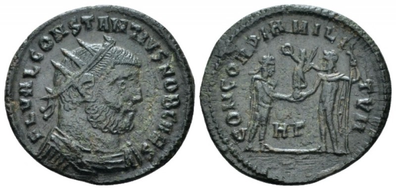 Constantius I Caesar, 293 – 305 Radiate Cyzicus circa 295-299, Æ 22mm., 3.14g. F...