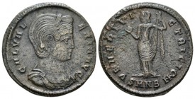 Galeria Valeria, wife of Galerius Maximianus Follis Nicomedia circa 308-310, Æ 27mm., 13.06g. Draped bust r. Rev. Venus standing facing, slughtly l., ...