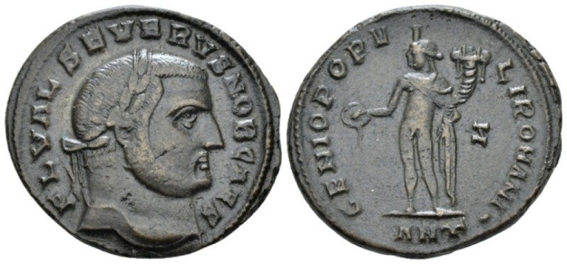 Severus II, 306-307 Follis Antiochia circa 305-306, Æ 28mm., 11.44g. Laureate he...