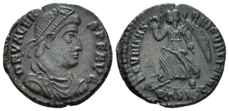 Valens, 364-378 Æ3 circa 364 - 367, Æ 18.5mm., 0g. D N VALEN-S PF AVG Diademed, ...