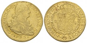 Popayán, Carlos IV, 1788-1808 2 Escudos 1793, AV 22mm., 6.70g. 2 escudos 1793.

Very Fine/Good Very Fine.