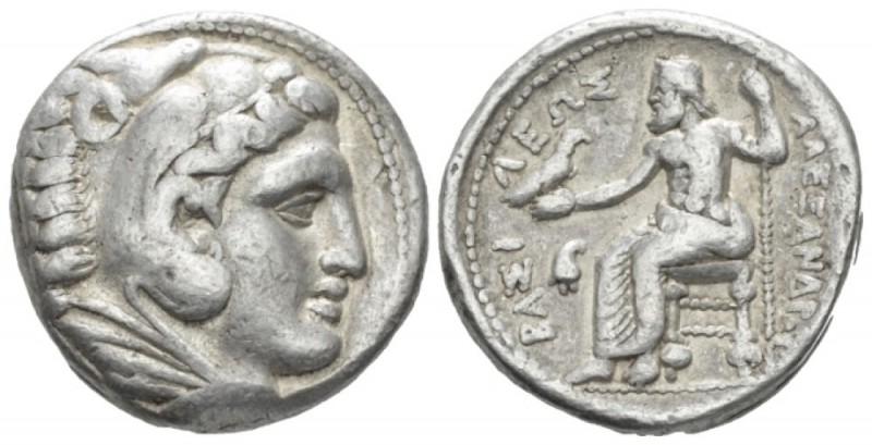 Kingdom of Macedon, Alexander III, 336 – 323 Amphipolis Tetradrachm circa 323-32...