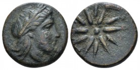 Mysia, Gambreion Bronze IV cent, Æ 16.5mm., 3.78g. Laureate head of Apollo r. Rev.ΓAM Star. SNG von Aulock 1085. SNG Copenhagen 151.
 
 Very Fine.
...