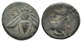 Ionia, Ephesus Bronze circa 280-258, AR 13mm., 1.63g. Bee. Rev. Forepart of stag r., head l. SNG Copenhagen 244. SNG von Aulock 7823.

Nice light gr...