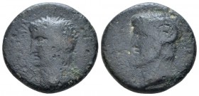 Macedonia, Cassandrea Claudius, 41-54 Bronze circa 41-54, Æ 21.4mm., 8.62g. TI CLA CAESAR AVG GERM P M TR POT Laureate head l. Rev. COL IVL AVG CASSAN...