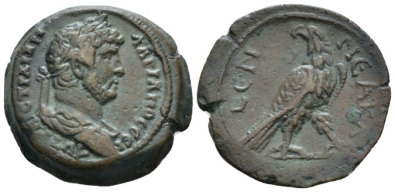 Egypt, Alexandria. Dattari. Hadrian, 117-138 Diobol circa 134-135 (year 19), Æ 2...