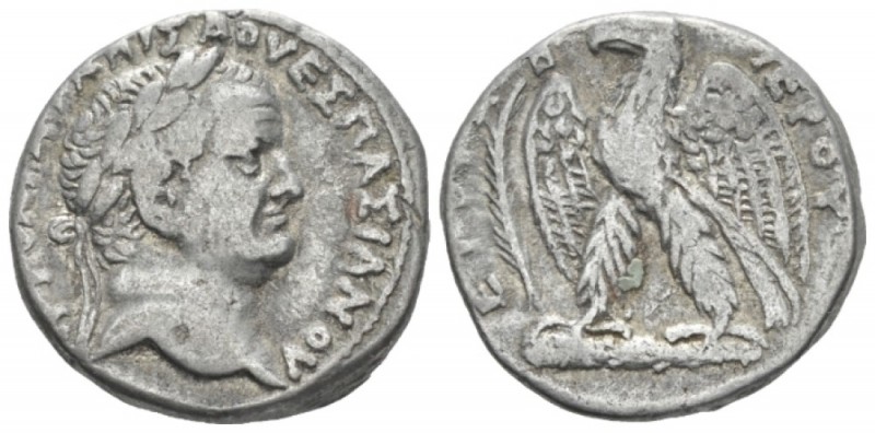 Vespasian, 69-79 Tetradrachm Antioch circa 69-70 ("Holy Year" 2), AR 23.7mm., 15...