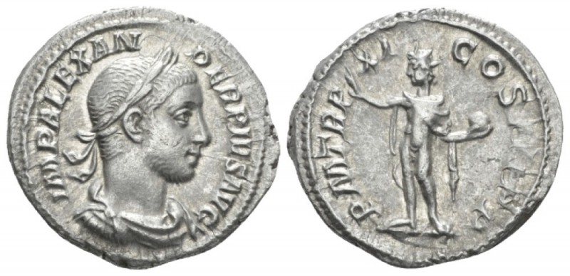 Severus Alexander, 222-235 Denarius circa 232, AR 20.7mm., 3.64g. IMP ALEXANDER ...