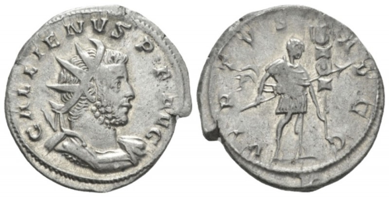 Gallienus, 253-268 Antoninianus Colonia circa 258-259, AR 22mm., 3.42g. Radiate ...