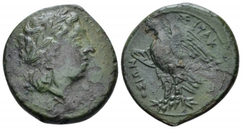 Sicily, Syracuse Bronze circa 287-278, Æ 24mm., 8.46g. Sicily, , Æ 24mm, 8.46g. ...