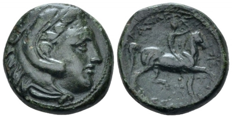 Kingdom of Macedon, Cassander 306-297 uncertain mint Bronze circa 306-297, Æ 20m...