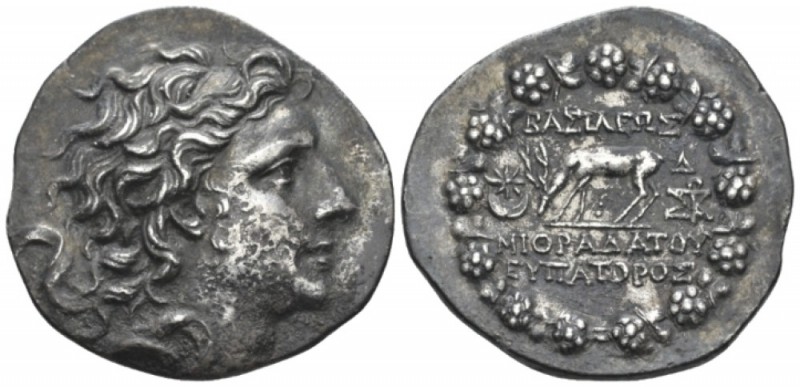 Kingdom of Pontus, Mithradates VI Eupator, Circa 120-63 BC Tetradrachm circa 87-...