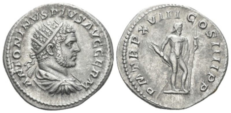 Caracalla, 198-217 Antoninianus circa 215, AR 22.4mm., 4.90g. ANTONINVS PIVS AVG...