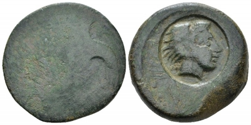 Sicily, Agrigentum Hemilitron circa 405-392, Æ 27.70 mm., 22.17 g.
Blank. Rev. ...