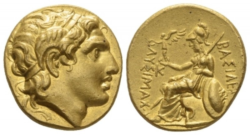 Kingdom of Thrace, Lysimachus, 323 – 281. uncertain mint Stater circa 323-281, A...
