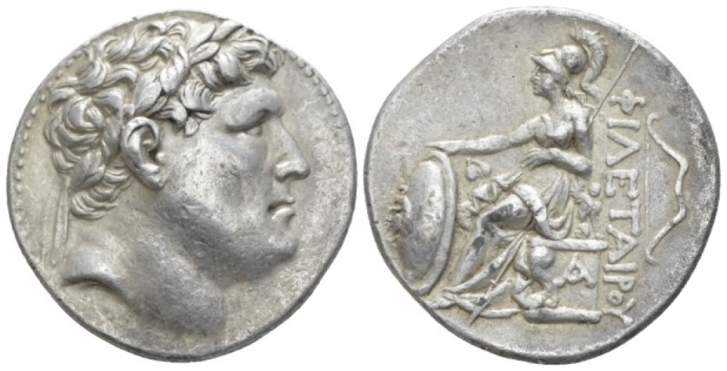Mysia, King Eumenes I. 263-241 BC. Pergamum Tetradrachm circa 255/0-241. in the ...