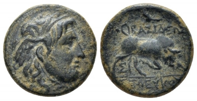 The Seleucid Kings, Seleucus I Nicator, 312 - 281 BC Sardes Bronze circa 281-280...