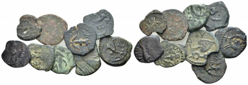 Judaea, Agrippa I, 37-43 Jerusalem Lot of 9 Prutha I cent., Æ , 9.69 g.
Lot of ...