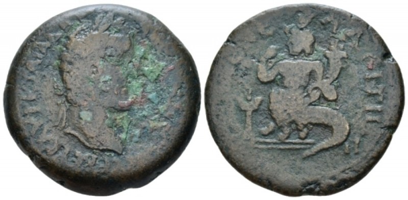 Egypt, Alexandria Antoninus Pius, 138-161 Drachm circa 144-145 (year 8), Æ 33.00...