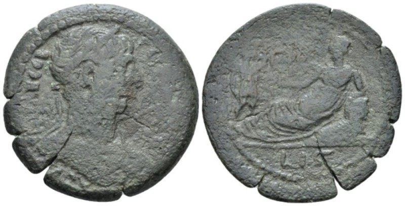 Egypt, Alexandria. Dattari. Trajan, 98-117 Drachm circa 112-113 (year 16), Æ 33....