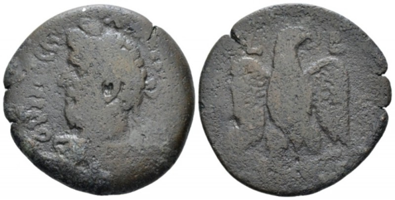 Egypt, Alexandria. Dattari. Lucius Verus, 161-169 Drachm circa, Æ 31.50 mm., 16....