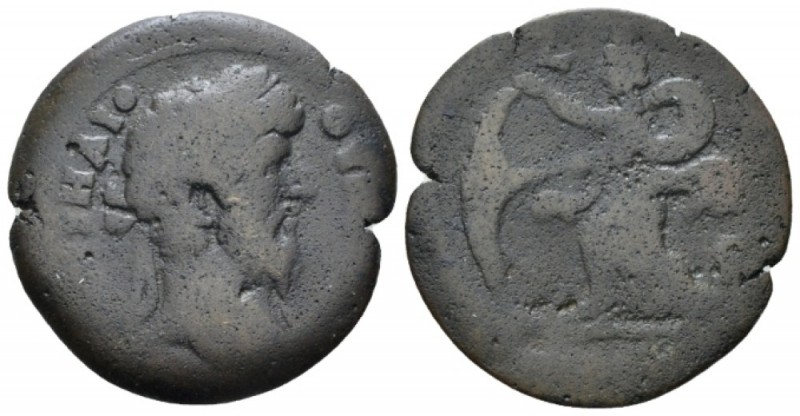 Egypt, Alexandria. Dattari. Lucius Verus, 161-169 Diobol circa 165-166 (year 6),...