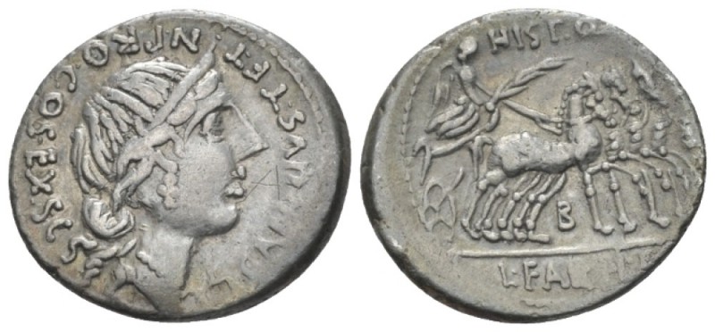 C. Annius Denarius North-Italy and Spain 82-81, AR 20.50 mm., 3.85 g.
C·ANNIVS·...