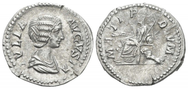 Julia Domna, wife of Septimius Severus Denarius circa 196-211, AR 19.30 mm., 3.2...