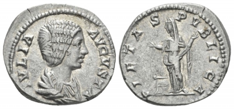 Julia Domna, wife of Septimius Severus Denarius circa 196-211, AR 18.70 mm., 3.3...