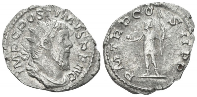 Postumus, 259-268 Antoninianus Mint I circa 261, billon 23.20 mm., 3.12 g.
Radi...