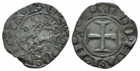 Ponzone, Anonymous Marquieses, Late XIII-early XIV cent. Quartaro Late XIII-early XIV cent., Æ 14.50 mm., 0.72 g.
MEC 12, 191. Lunardi 25 (Genova). M...