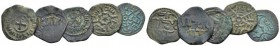 Messina, The Normans in South Italy and Sicily. Roger II King, 1130-1154 Lot of 5 Follari circa 1130-1154, Æ , 6.00 g.
Lot of 5 Follari: MIR 29; MIR ...