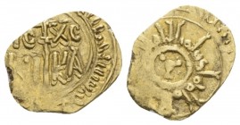 Palermo, The Normans in South Italy and Sicily. William I, 1154-1166. Tari circa 1154-1166, AV 13.40 mm., 0.76 g.
MIN 288. MIR 32 (Messina).

Area ...