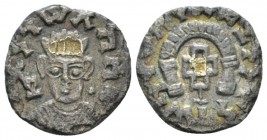 Aksum, Za-ya Abiyda, Madkhan Negus AR VII cent., Æ 13.70 mm., 0.84 g.
Vaccaro 61.

Very Fine.