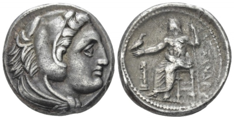 Kingdom of Macedon, Alexander III, 336-323. Amphipolis Tetradrachm circa 325-322...