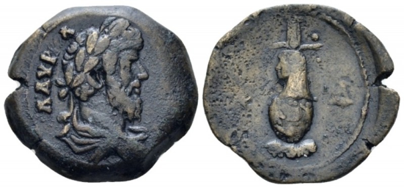 Egypt, Alexandria Lucius Verus, 161-169 Diobol circa 163-164 (year 4), Æ 19.30 m...