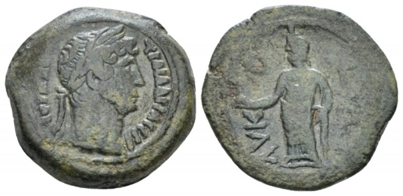 Egypt, Lycopolite. Dattari. Hadrian, 117-138 Obol circa 126-127 (year 11), Æ 19....