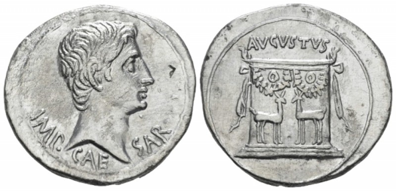 Augustus, 27 BC-14 AD Cistophoric tetradrachm Ephesus circa 24-20 BC, AR 27.00 m...