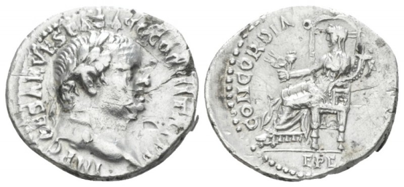 Vespasian, 69-79 Denarius Ephesus 71, AR 18.00 mm., 3.41 g.
Laureate bust r. Re...