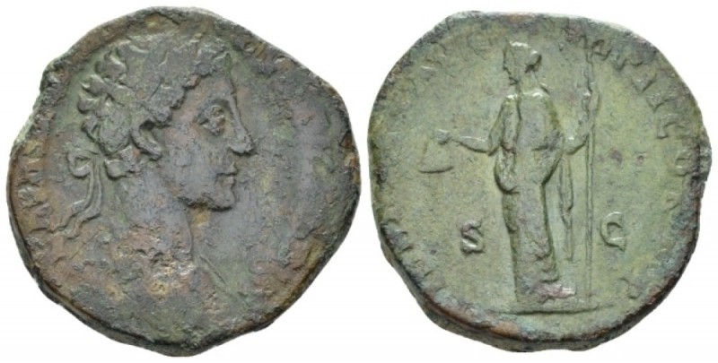 Commodus, 177-192 Sestertius Rome 178, Æ 29.80 mm., 20.53 g.
Laureate head r. R...